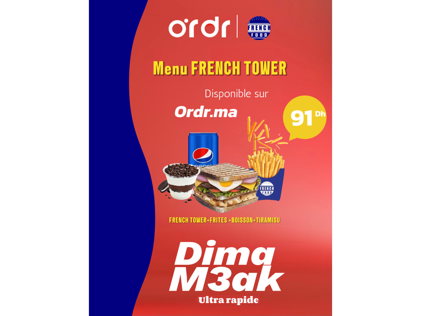 Menu french TOWER