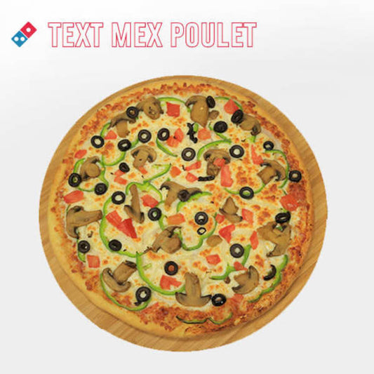 Pizza de pollo tex-mex